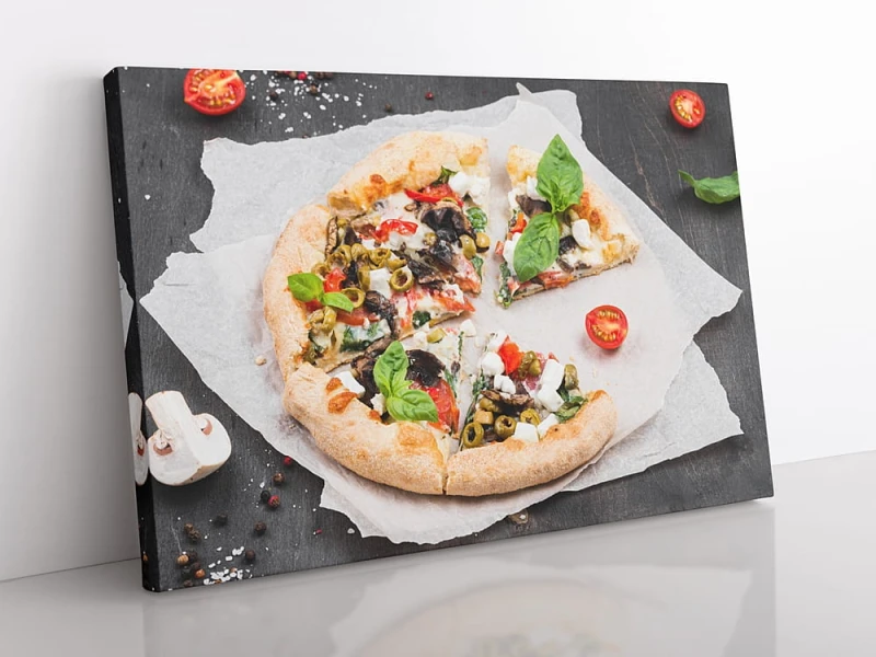 OBRAZ NA PŁÓTNIE pizza z pieca wz8