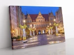 OBRAZ NA PŁÓTNIE Gdańsk, Zielona brama wz1