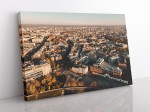 OBRAZ NA PŁÓTNIE Kraków z lotu ptaka wz1