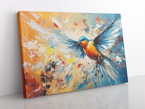 OBRAZ NA PŁÓTNIE ptaki wz2