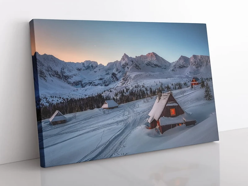 OBRAZ NA PŁÓTNIE Tatry, Hala Gąsienicowa wz8