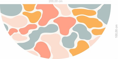 DYWAN do ścianek balonowych - kolorowa abstrakcja