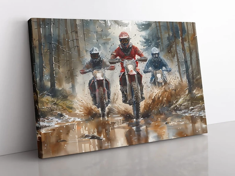 OBRAZ NA PŁÓTNIE Cross ride wz5