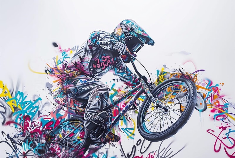 Fototapeta EXTREME sport, bmx wz6 - NA WYMIAR 