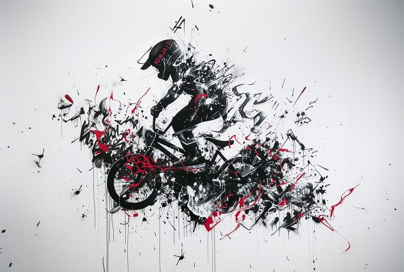 Fototapeta EXTREME sport, bmx wz9 - NA WYMIAR