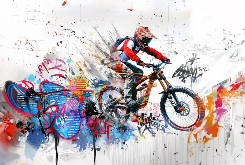 Fototapeta EXTREME sport, bmx wz13 - NA WYMIAR