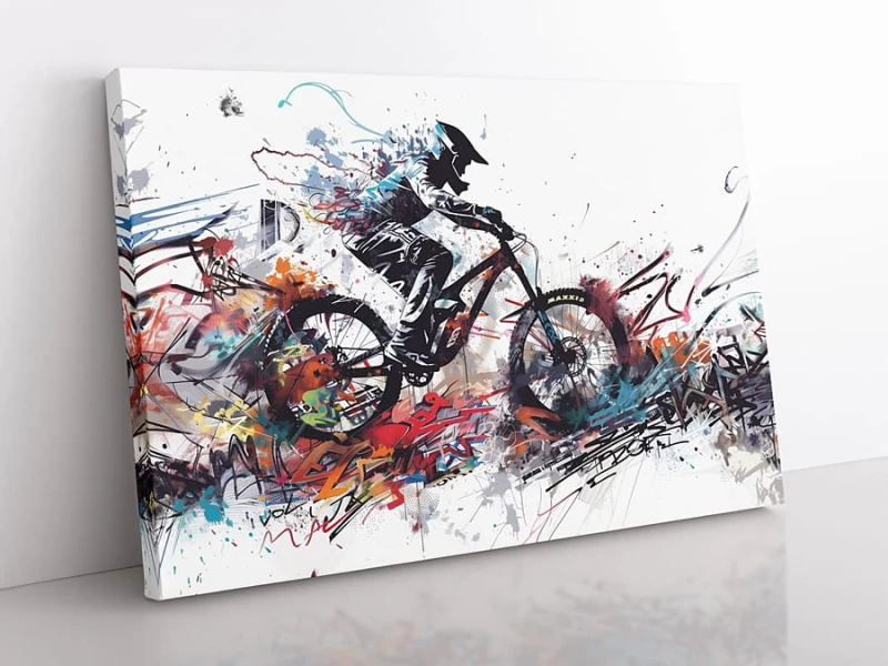 OBRAZ NA PŁÓTNIE Extreme sport, bmx wz5