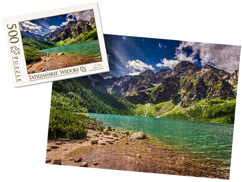 PUZZLE - Tatrzańskie widoki wz4 - z pudełkiem