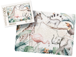 PUZZLE - dżungla wz1 - z pudełkiem