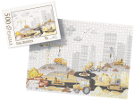 PUZZLE - plac budowy wz1 - z pudełkiem 