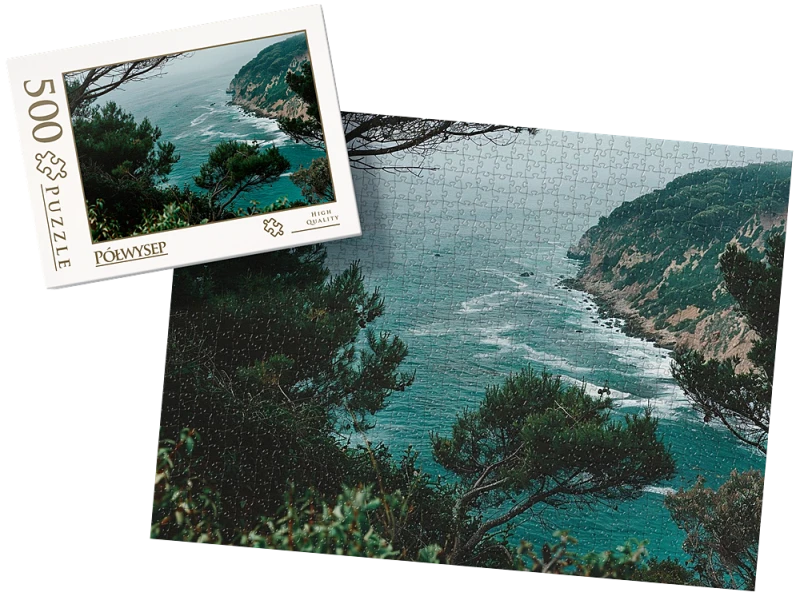 PUZZLE - Półwysep - z pudełkiem