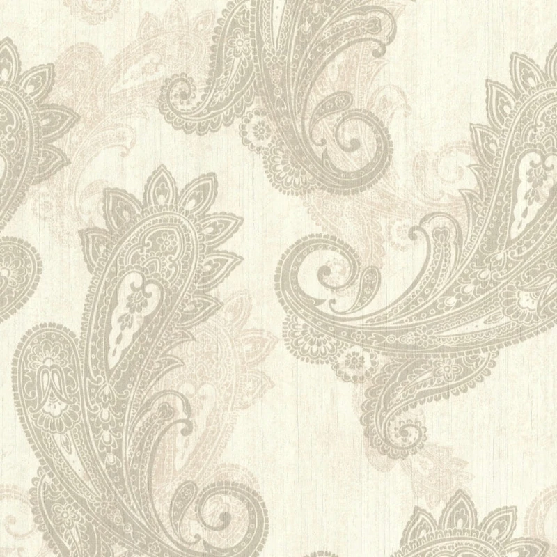 TAPETA - ornamenty - odcienie szarości i eqri