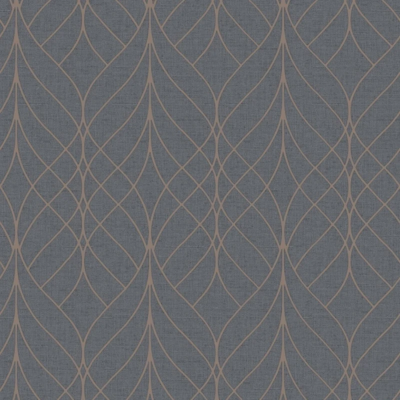 TAPETA - geometryczna kropla - na ciemnym tle 