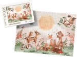 PUZZLE - leśna przygoda wz2 - z pudełkiem