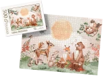 PUZZLE - leśna przygoda wz2 - z pudełkiem