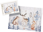 PUZZLE - leśne spotkanie wz2 - z pudełkiem