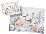 PUZZLE - leśne spotkanie wz2 - z pudełkiem