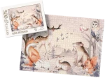 PUZZLE - leśne spotkanie wz4 - z pudełkiem