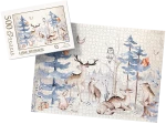 PUZZLE - leśne spotkanie wz1 - z pudełkiem