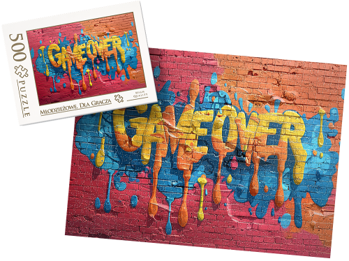 PUZZLE - game over, dla gracza wz1 - z pudełkiem