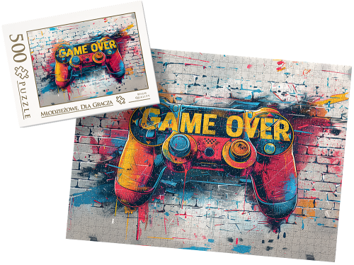 PUZZLE - game over, dla gracza wz3 - z pudełkiem