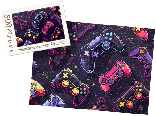 PUZZLE - młodzieżowe, dla gracza wz22 - z pudełkiem