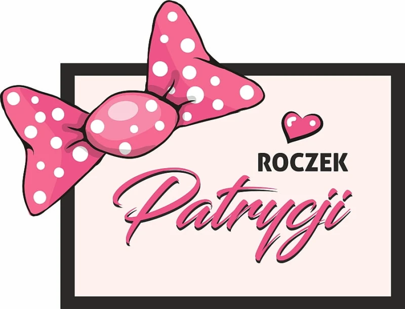 TABLICA URODZINOWA - roczek z kokardką