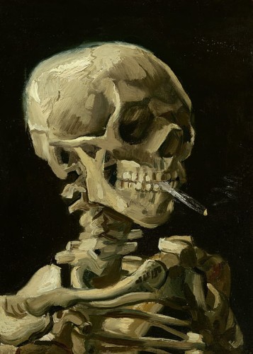 Czaszka z palacym sie papierosem 50x70.jpg