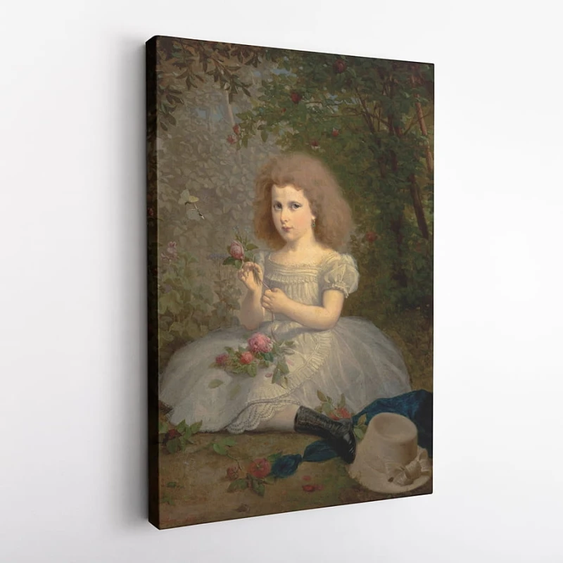 OBRAZ NA PŁÓTNIE - Artur Grottger - Portret Rozalii Matyldy Glaser