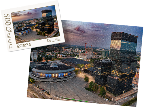 PUZZLE - Katowice wz1 - z pudełkiem