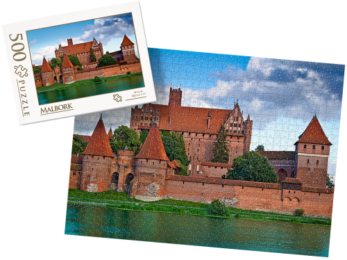 PUZZLE - Malbork wz2 - z pudełkiem 