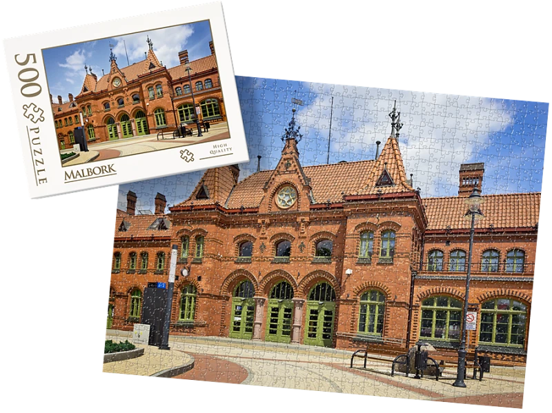 PUZZLE - Malbork wz1 - z pudełkiem 