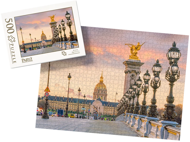 PUZZLE - Paryż wz4 - z pudełkiem