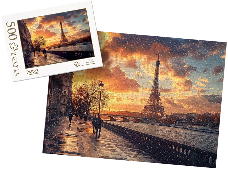 PUZZLE - Paryż wz2 - z pudełkiem