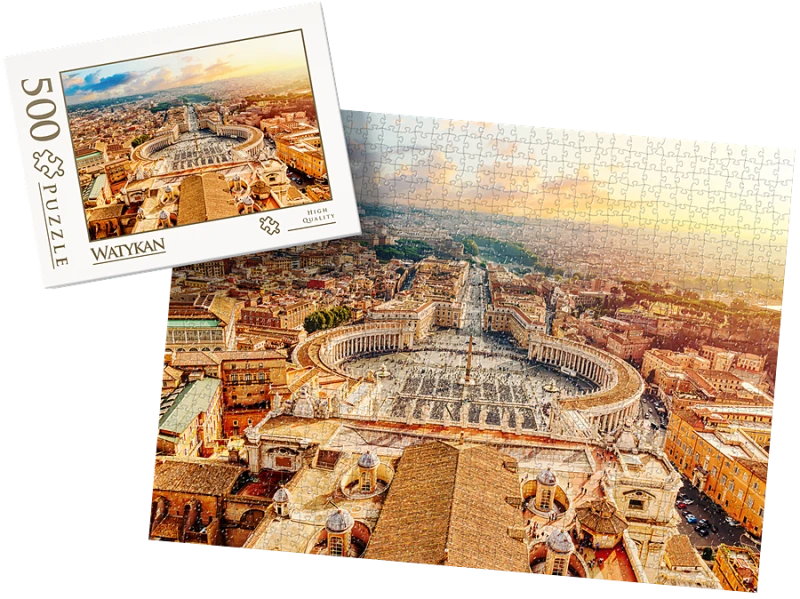 PUZZLE - Watykan - z pudełkiem
