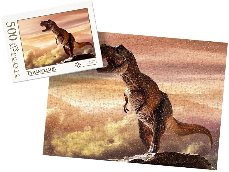 PUZZLE  - Tyranozaur wz5 - z pudełkiem