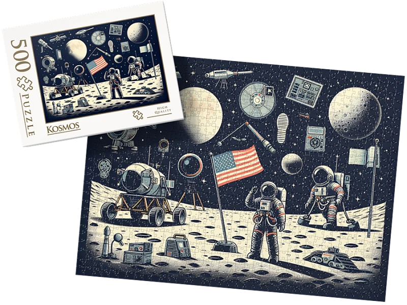 PUZZLE  - Kosmos wz26 - z pudełkiem 