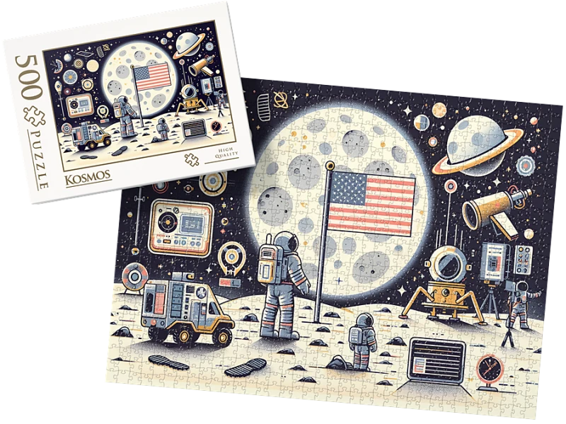 PUZZLE  - Kosmos wz27 - z pudełkiem 