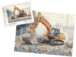 PUZZLE - plac budowy wz5- z pudełkiem