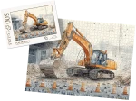 PUZZLE - plac budowy wz5- z pudełkiem