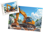 PUZZLE - plac budowy wz7- z pudełkiem