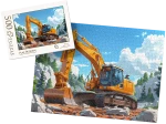 PUZZLE - plac budowy wz7- z pudełkiem