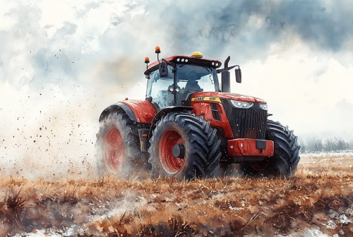 Fototapeta Traktor wz3 - NA WYMIAR 