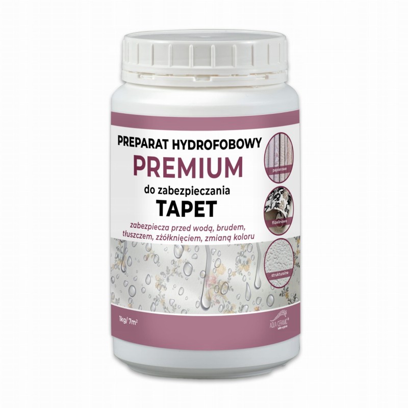 AQUA CERAMIC - preparat hydrofobowy PREMIUM do zabezpieczania tapet PÓŁMAT 1kg