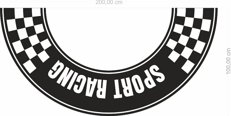 DYWAN do ścianek balonowych - wyścig wz3