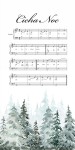WYDRUK NA PŁÓNIE kolęda Cicha Noc nuty wz2 - 100x200cm