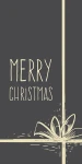 WYDRUK NA PŁÓNIE Merry  Christmas wz2 - 100x200cm