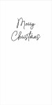 WYDRUK NA PŁÓNIE Merry Christmas wz1 - 100x200cm