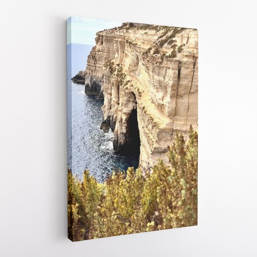 OBRAZ NA PŁÓTNIE Malta - klify wz1