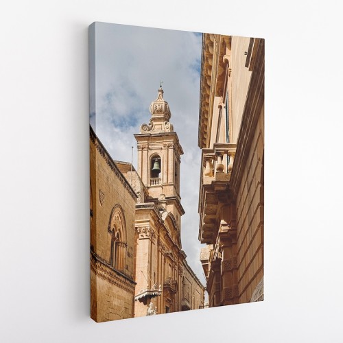 OBRAZ NA PŁÓTNIE Malta - mdina katedra wz1